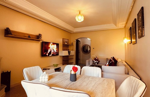 Agdal Apartment | Marrakech Oasis 2-bedroom apartment with direct garden and pool access with AC