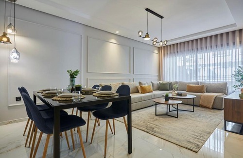 Casablanca Apartment | Modern Elegance 3 Bed Escape in Trendy Casablanca