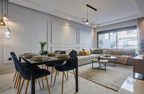 Casablanca Apartment | Modern Elegance 3 Bed Escape in Trendy Casablanca