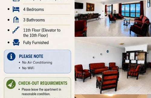 Al-Muntazah Apartment | Relaxing 4 Bedroom Sea View Apartment - Spacious & Comfortable