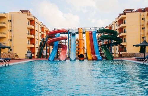 Dawwar Saqr Hotel | Retal View North Coast Aqua Park