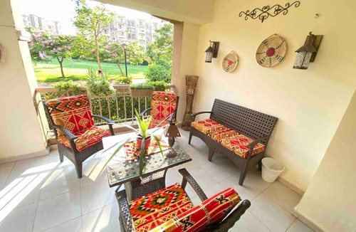 Madinaty Apartment | Spacious 3BR Garden Retreat in Madinaty | Private Patios & A/C
