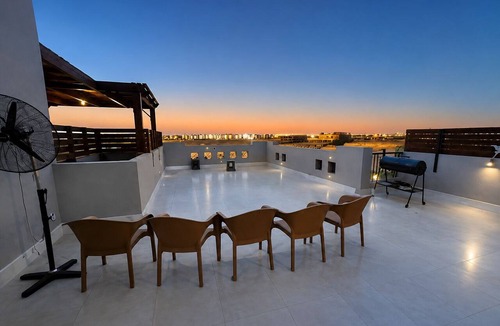 Ain Sokhna Ski Chalet | Spacious 5-bedroom chalet in serene Suez Governorate with AC