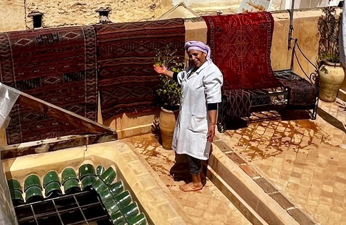 R'habet Zbib House | Stay in the heart of the ancient Fes Medina. In a restored 400 years old house.
