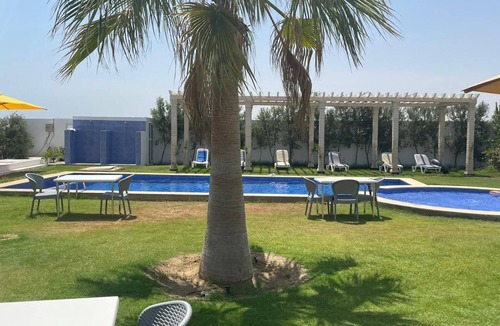 Yasmine Villa | Suite S + 3 on the ground floor, new and furnished with terrace and private pool
