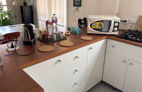 Al Rehab Apartment | Tranquil 1-bedroom apartment with AC in vibrant El Rehab