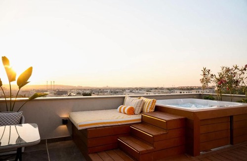 New Cairo Apartment | VELORA - Sodic Penthouse with jacuzzi & big terrace over New Cairo view