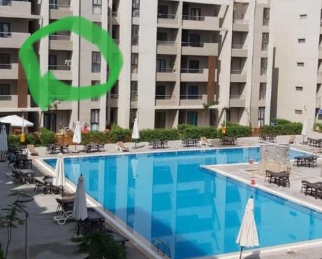 شاليه للايجار 3 غرف مكيفات بقرية جراند هيلز الساحل الشمالى بإطلاله مباشره على البول