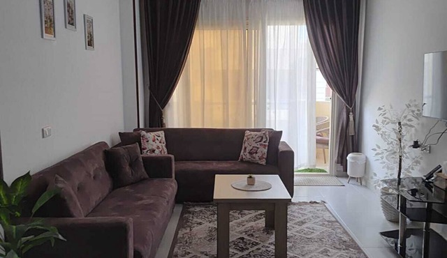2-bedroom apartment in marvelous Hurghada with AC and fitness room
