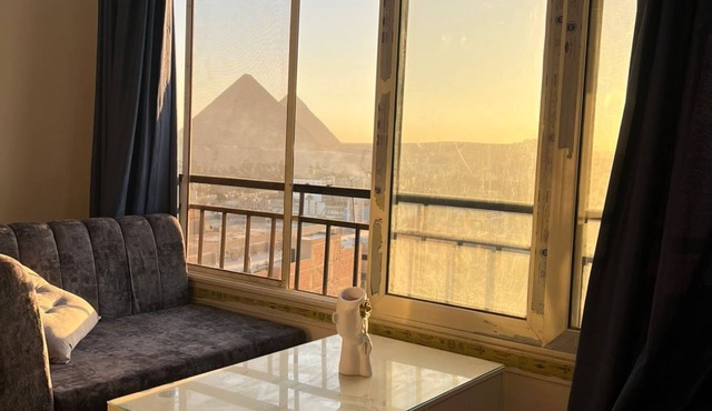 Apartment of Life pyramids View