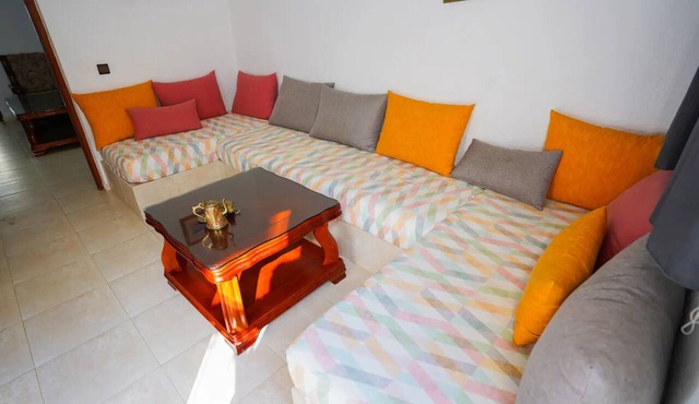 Charming 1-Bedroom Apartment with City View in Martil