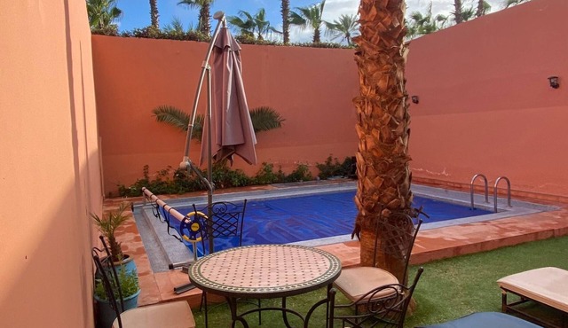 Charming villa in Marrakesh with a heated pool and a garden