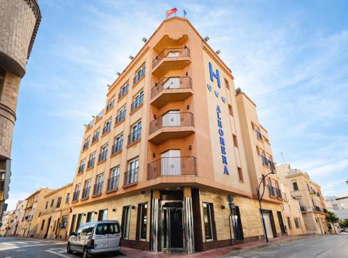 Comfortable Double Room at Hotel Albohera Playa in Santiago de la Ribera