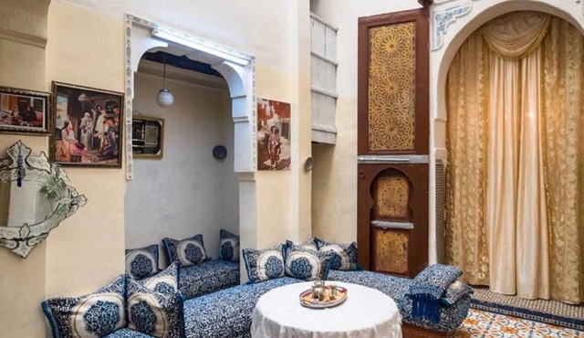 Family Room for 4 peoples Sunny Riad Inside Medina Fes El Bali