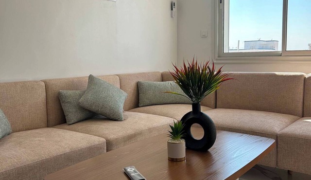 Lovely 1-bedroom apartment with AC in peaceful Hammam Sousse