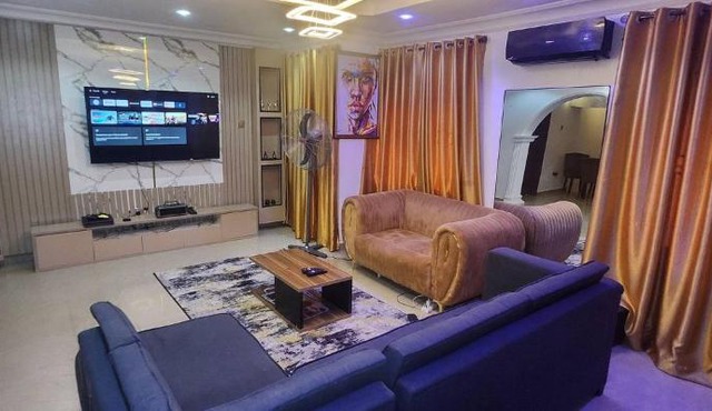 Luxurious 3-Bedroom Apartment in Lagos with Pool Access