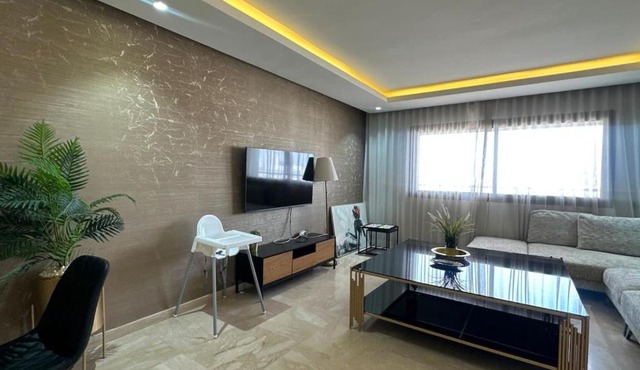 Luxury 3BR Prime Casablanca Designer Stay