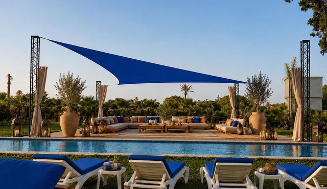 Palm Oasis Estate Dar Bouazza – 2 Private Villas 16 Guests 25m Swimming Pool