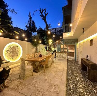 Rustic Luxe Garden Villa
