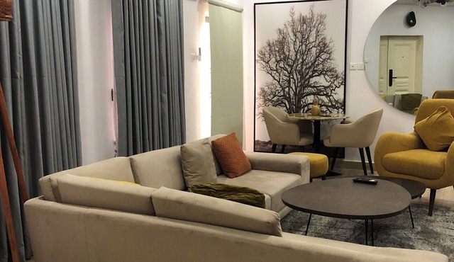 Spacious 3-bedroom apartment with AC, WiFi in fabulous Ikeja