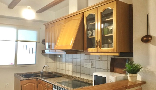 Spacious and comfortable apartment, 3 bedrooms, 2 bathrooms, living room with fireplace in Sot de Ferrer