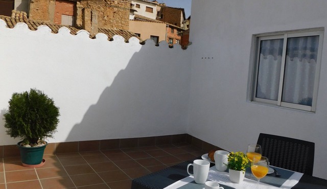 Terrace studio in Monroyo