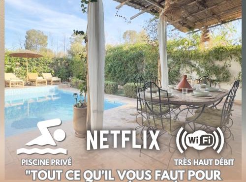 Villa Bella Marrakech avec piscine sans vis-à-vis 9 min du centre
