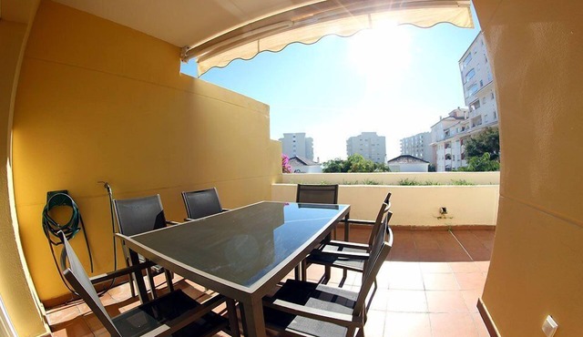 Within an easy walk to the Marina and beaches in Estepona