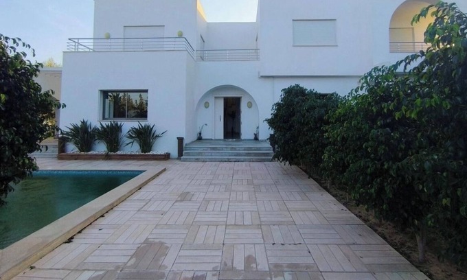 Hammam Bent Djedidi Villa | Charming 1000 sqm 4-bedroom villa with Pool ,WiFi in Hammamet