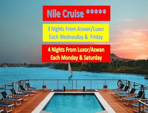 Luxor Boat Rental | Nile Cruises 5 Stars From From Aswan 03 Nights -From Luxor 04 Nights