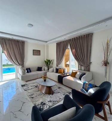 Mobarak City Villa | SANTORINI- king Maryout air condition villa