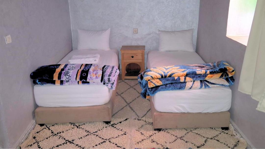 Imlil House | 4 Single Beds Room In Al Haouz Imlil Nature View