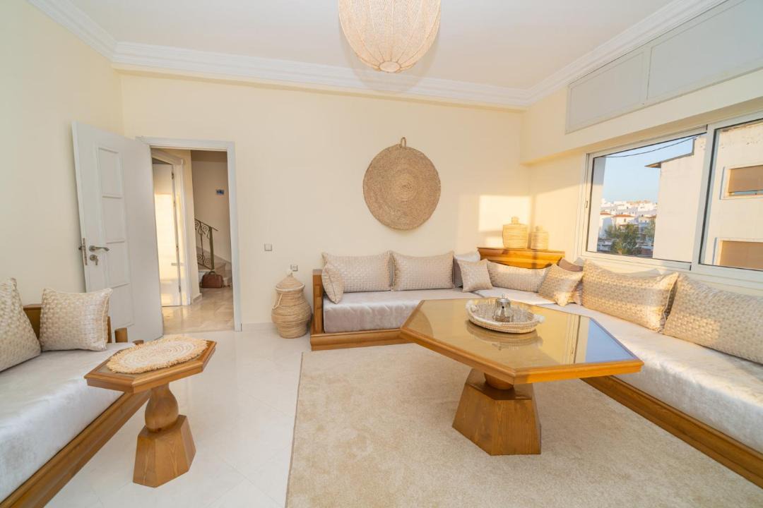 La Nouvelle Ville Ibn Batouta Apartment | Ocean Dream - Spacious Duplex with Ocean View, Astonishing Sunset - 4 Bedrooms with Balcony - WIFI, IPTV