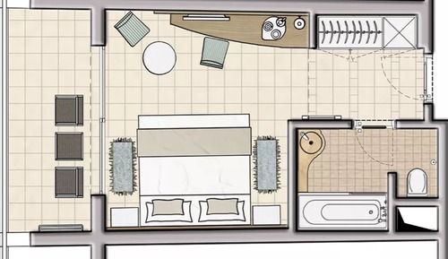 Standard Double or Twin Room, Private Bathroom, Garden View