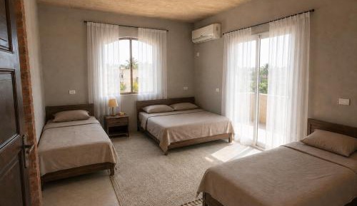 Three-Bedroom Apartment with Mountain View