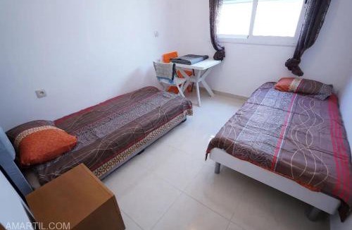 Ahriq Apartment | Charming 2-Bedroom Apartment with Ocean Views in Martil