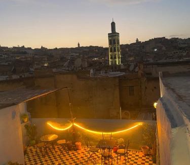 R'habet Zbib House | Riad La Mentha Panoramic Terrace in Fes Medina
