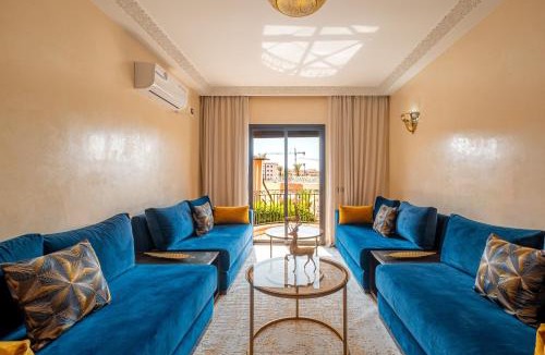 Semlalia Apartment | Al ilham Apartment 2BD Marrakech Center, Majorel Gardeen 5 min medina