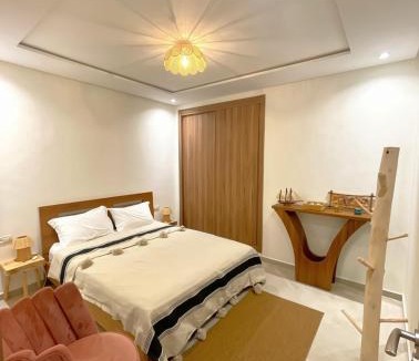 Lamharza Essahel Apartment | 2BR Pool View Kids Pool & Gym 6 Min to Beach