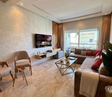 Sidi Rahal Apartment | Private Resort- Pool - Beach View- Family Fun
