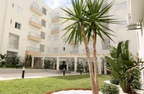 Ain Zaghouan Apartment | Luxury 127m Apartment in Jardins de Carthage with Balcony, Private Parking & Prime Location