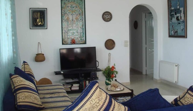 First floor of a Tunisian-style villa by the sea