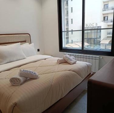 Charming 2-Bedroom Apartment in Tunis with City Views