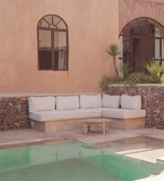 Berber house, private pool, Atlas view